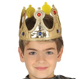 Couronne de Roi en Tissu pour Enfants