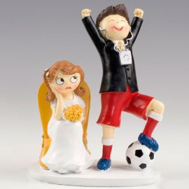 Figurine de Mariés Footballeur