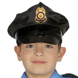 Casquette de Police Satinée Enfant