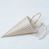 12 Cornets à Pois avec Sachet et Ruban