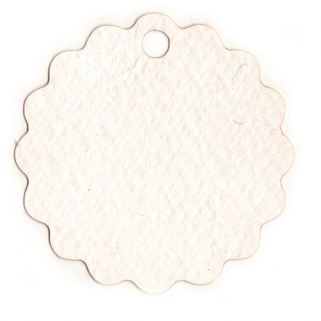 28 Cartes Ondulées 4cm