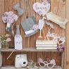 10 Accessoires Photobooth pour Mariage Rustique