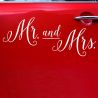Autocollant Mr. and Mrs.