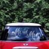 Autocollant Mr. and Mrs.