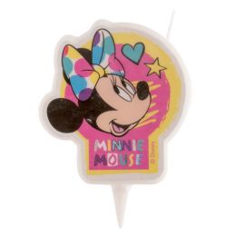 Bougie d'Anniversaire Minnie 7,5 cm 2D