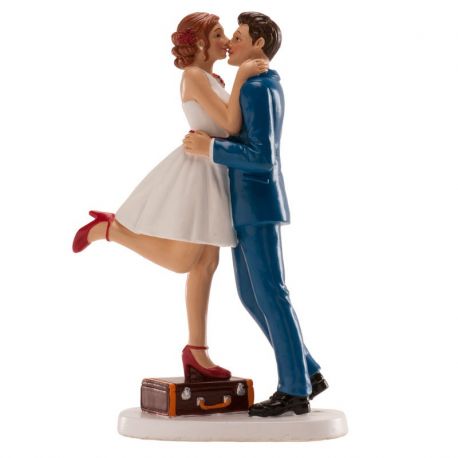 Figurine de Mariage avec Valise 16 cm