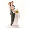 Figurine de Mariage avec Femme dans les Bras 20 cm