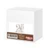 Topper 25e Anniversaire de Mariage en Métal Argent 20 x 16 cm