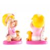 Figurine Baptême Fille qui Baille 10 cm