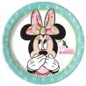 8 Assiettes Minnie Tropical 20 cm