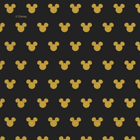 20 Serviettes Mickey Gold 33 cm