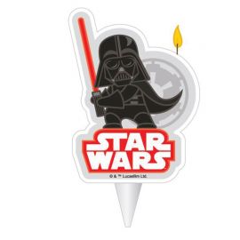 Vela de Cumpleaños Darth Vader 7,5 cm 2D
