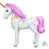 Ballon AirWalker Licorne Magique 106 cm x 116 cm