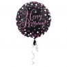 Ballon Mylar Élegant Rose Happy Birthday