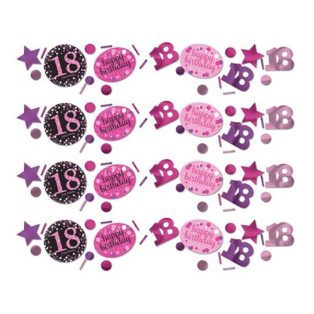 Confettis Elegant Anniversaire 18 Ans