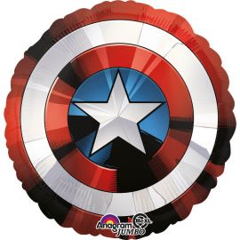 Ballon Forme Bouclier de Captain America