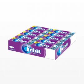 Chewing-Gum Orbit goût Myrtille 30 unités