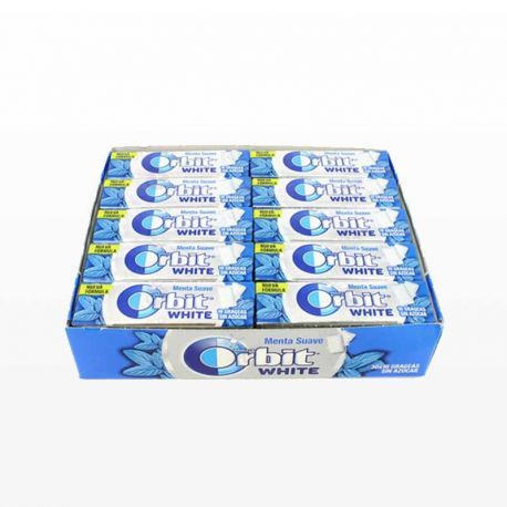 Chewing-Gum Orbit White goût Menthe 30 unités