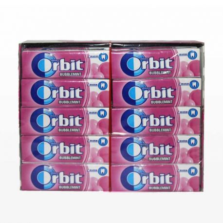 Chewing-Gum Orbit Bubblemint 30 unités