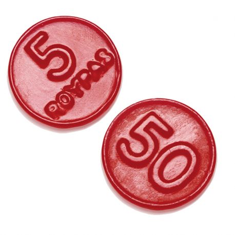 Bonbons Pièces de Monnaie à La Fraise Raypas 200 Unités