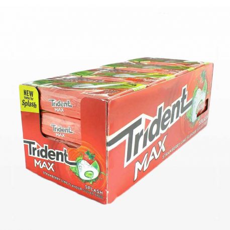 Chewing-Gum Trident Max Fraise 16 sachets