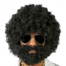 Perruque Afro avec Barbe