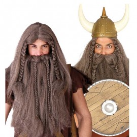 Perruque et Barbe de Viking