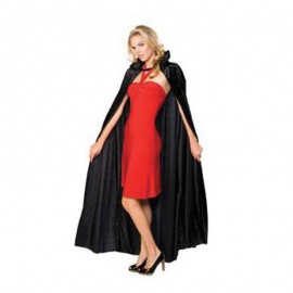 Cape pour Déguisement en Velours Noir Cape pour Déguisement en Velours Noir