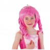 Perruque Rose de Princesse pour Enfant