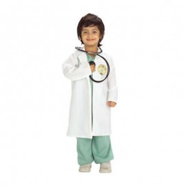 Déguisement de Docteur Vert avec Blanc Enfant