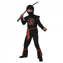 Déguisement Ninja Dragon Noir pour Enfant