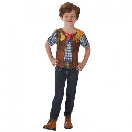 T-Shirt Déguisement Cowboy pour Enfants