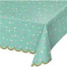 Nappe Florale Fresh Mint 137 cm x 259 cm