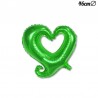 Ballon Mylar Forme Coeur 46 cm