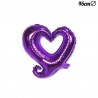 Ballon Mylar Forme Coeur 46 cm