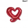 Ballon Mylar Forme Coeur 46 cm