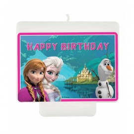 Bougies Happy Birthday Reine des Neiges Northern Lights