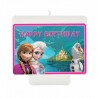 Bougies Happy Birthday Reine des Neiges Northern Lights