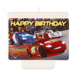 Bougie Cars Happy Birthday