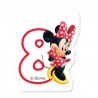 Bougie nº8 Minnie Mouse