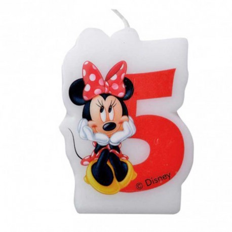 Bougie nº5 Minnie Mouse