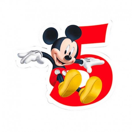Bougie nº5 Mickey Mouse