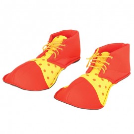 Chaussures de Clown Jaunes et Rouges 36 cm