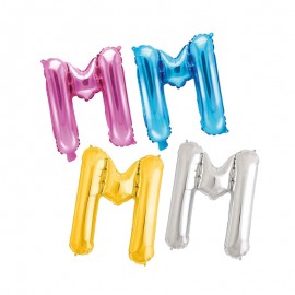 Ballon en Mylar Lettre M 40 cm