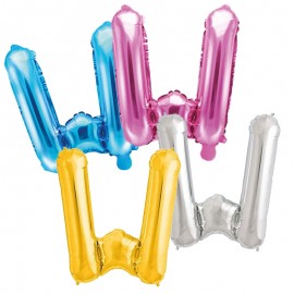 Ballon en Mylar Lettre W 40 cm