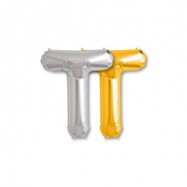 Ballon Mylar Lettre T 81 cm