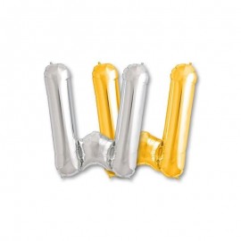 Ballon Mylar Lettre W 81 cm