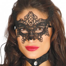 Masque Brodé Noir