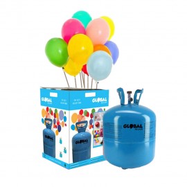 Petite Bouteille d'Hélium avec 30 Ballons