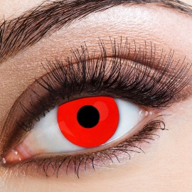 Lentilles de Contact Diable Rouge Quotidienne